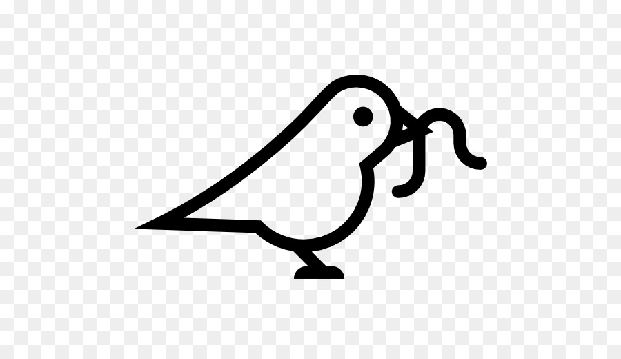 Worm Bird Computer Icons Animal Clip art - birdwithworm png download - 512*512 - Free Transparent Worm png Download.