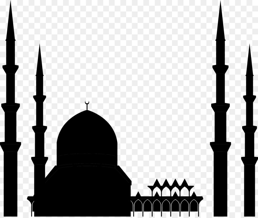 Mosque Silhouette Image Illustration Vector graphics -  png download - 2400*2014 - Free Transparent Mosque png Download.