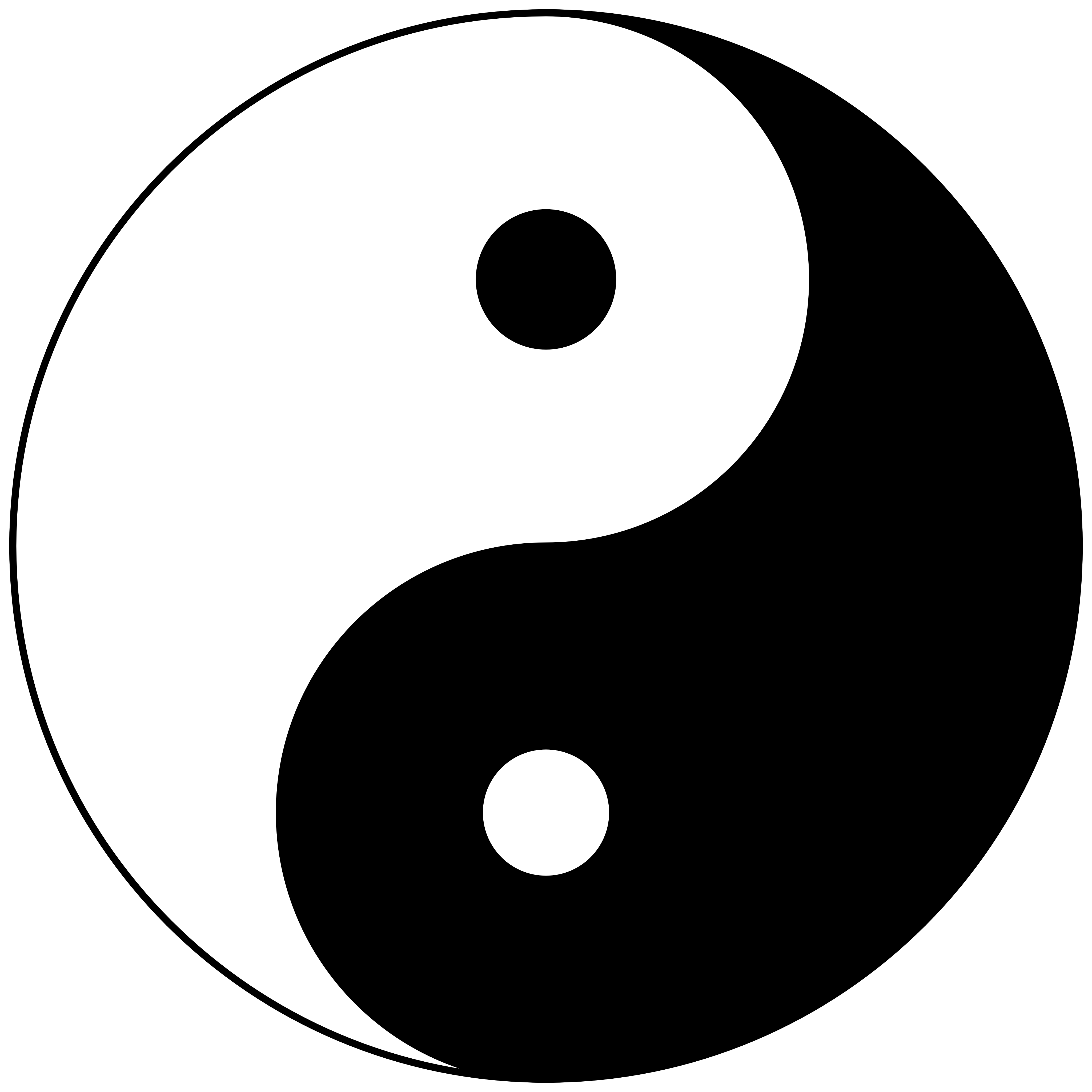 Yin and yang Traditional Chinese medicine Taijitu Taoism Clip art - yin ...