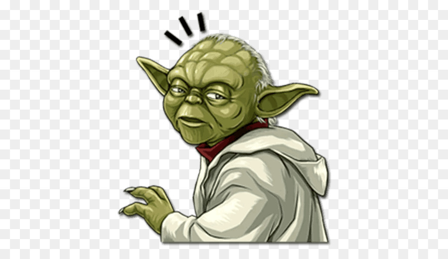 Yoda Star Wars Sticker Telegram The Walt Disney Company - star wars png download - 512*512 - Free Transparent Yoda png Download.