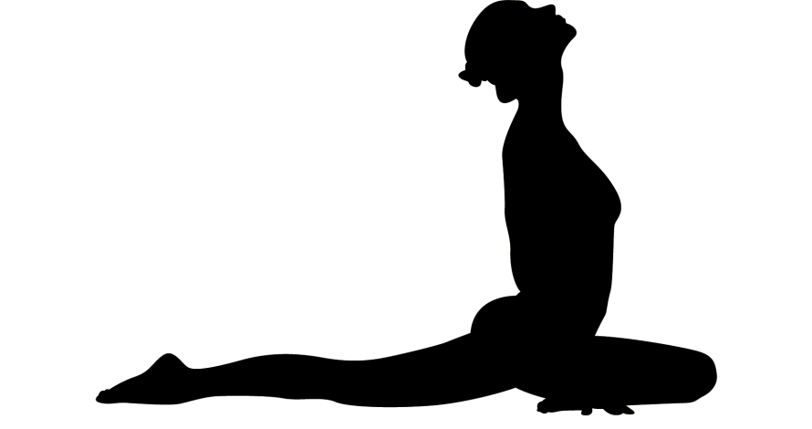 Yoga Silhouette Asana Clip art - Yoga png download - 890*470 - Free ...