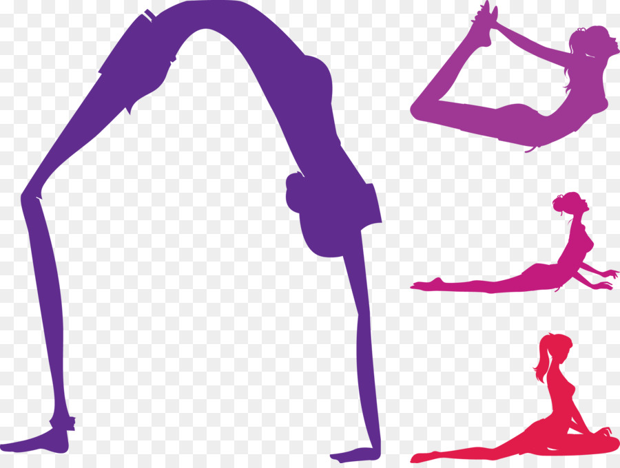 Yoga Silhouette Royalty-free Clip art - Women stretch silhouette vector png download - 2434*1819 - Free Transparent Yoga png Download.