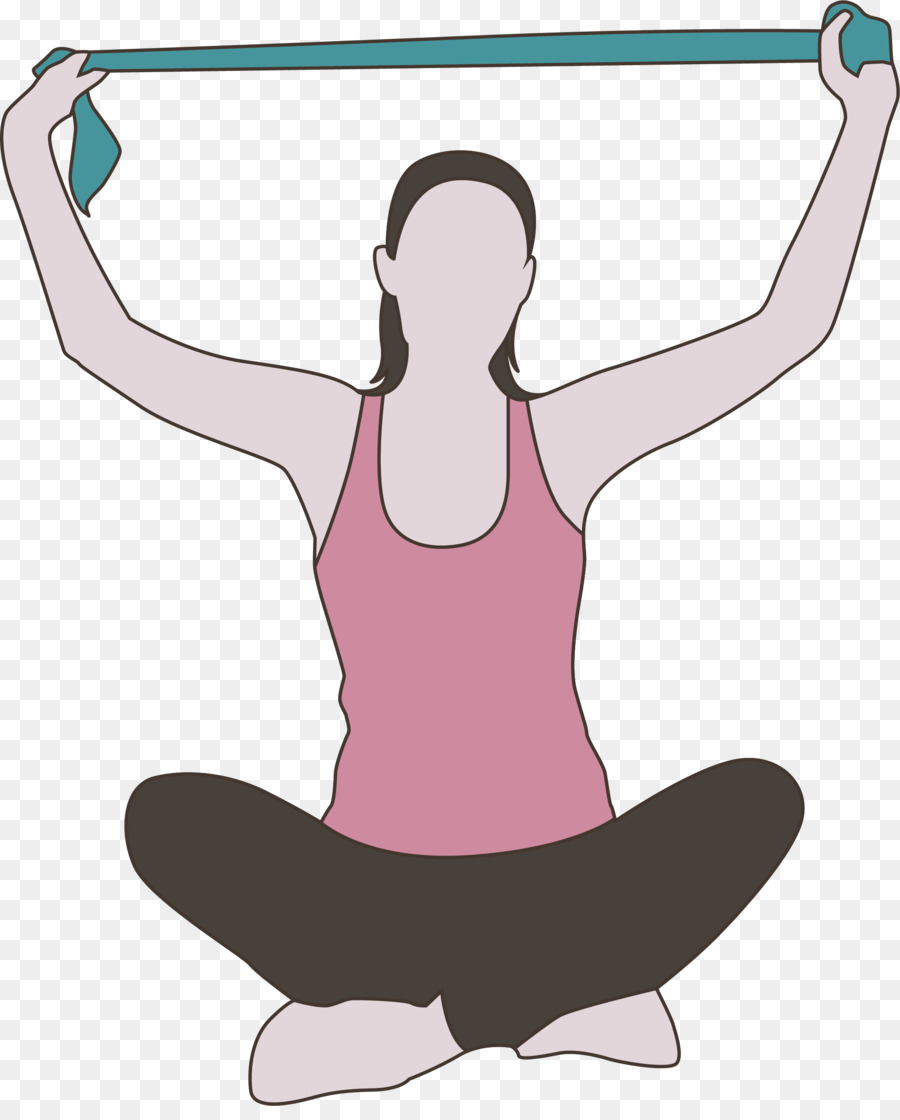 Stretching Download - Yoga belt stretch png download - 2156*2650 - Free Transparent  png Download.