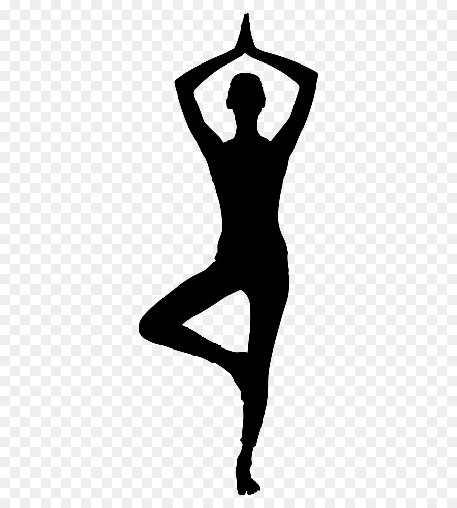 Yoga Png - Yoga Pose Silhouette Png, Transparent Png - vhv