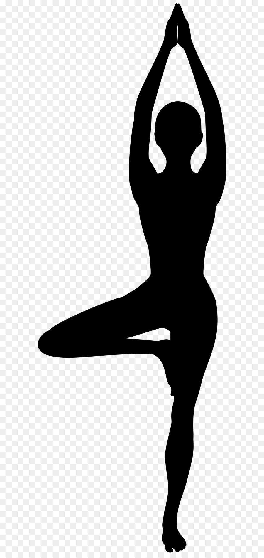Cartoon woman doing yoga tree pose icon flat Vector Image