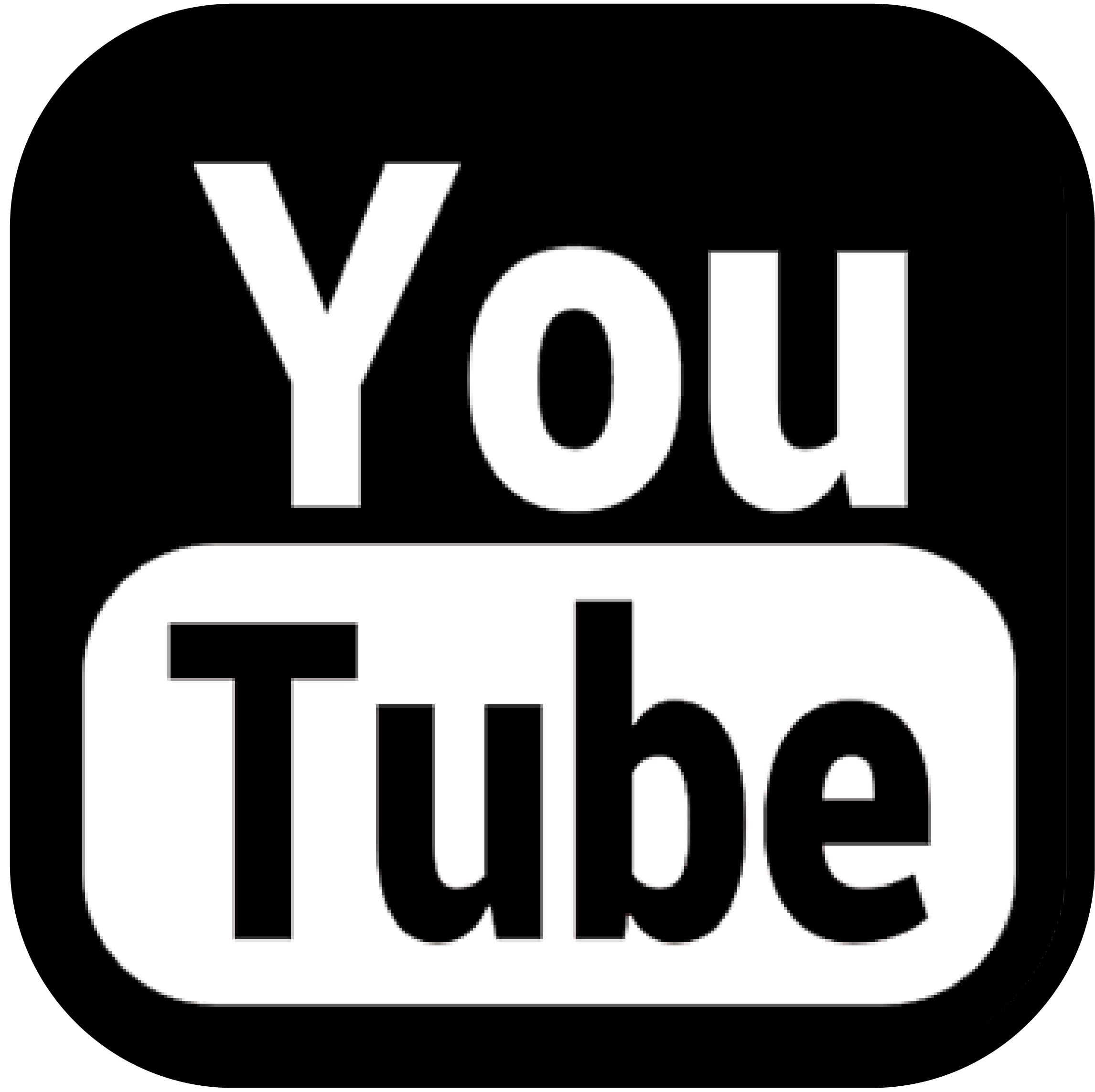 T u e. Значок "youtube". Значок ютуб чб. Черная иконка ютуб. Логотип ютуб черно белый.