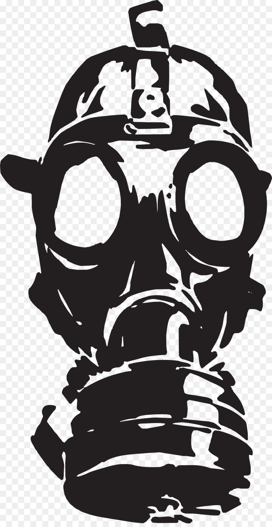 Wall decal Bumper sticker Gas mask - gas mask png download - 1250*2400 - Free Transparent Decal png Download.