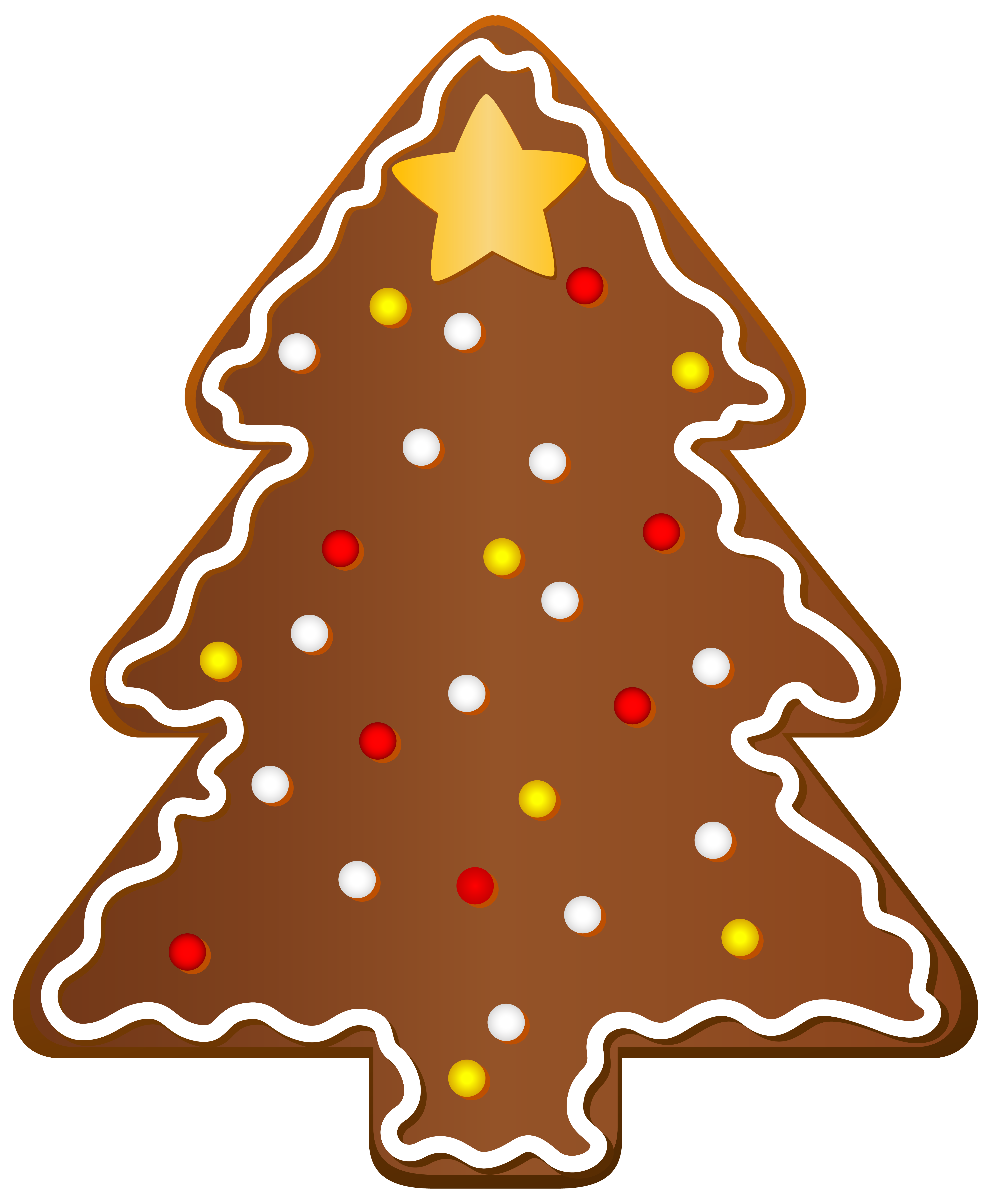 Christmas Cookie Tree Clipart PNG Image 