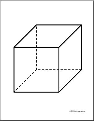 Cube 3d Clipart 