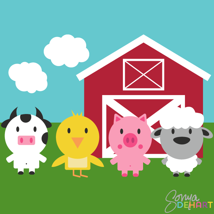 Cute Farm Clipart 