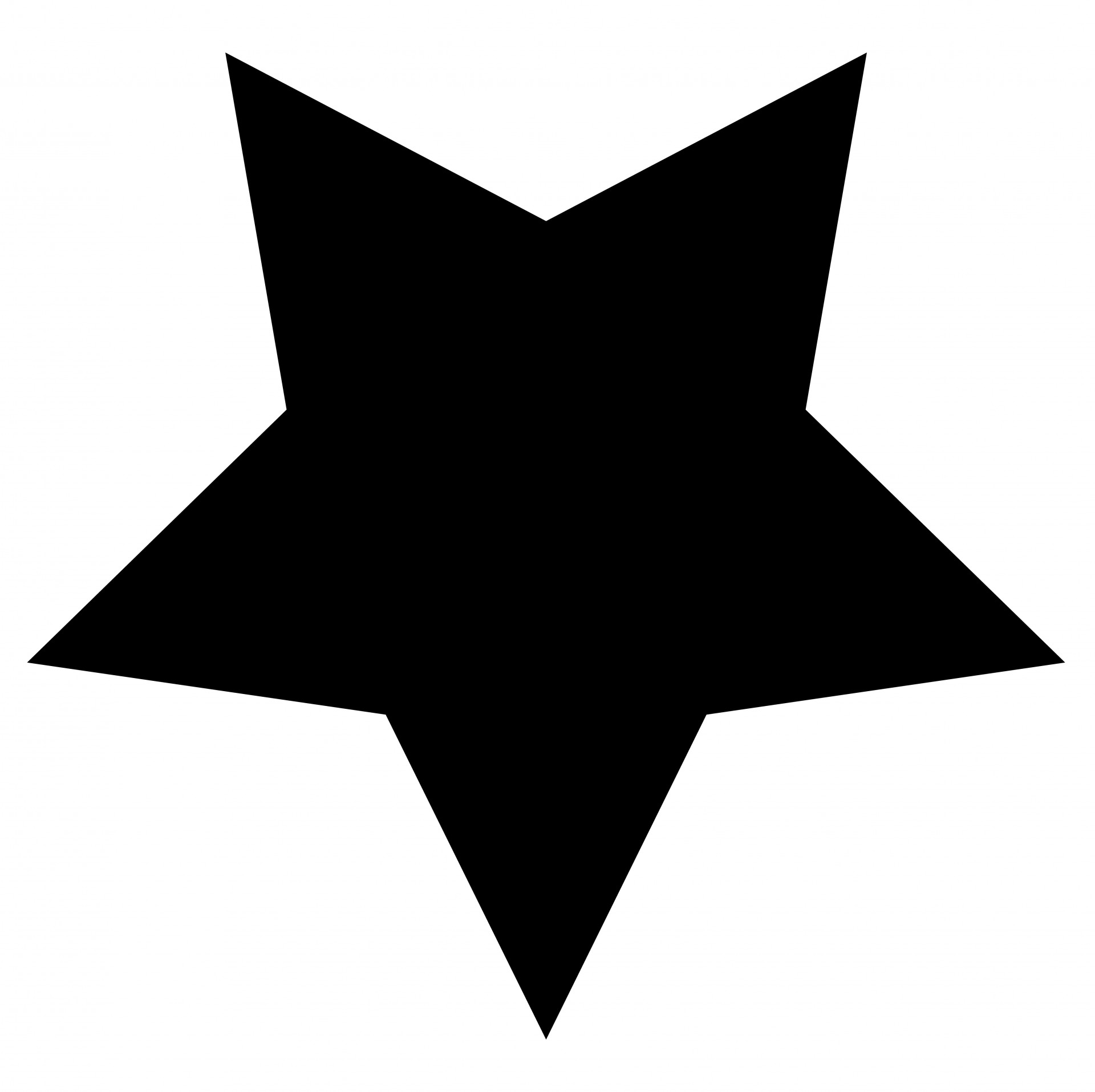 Black star clip art 