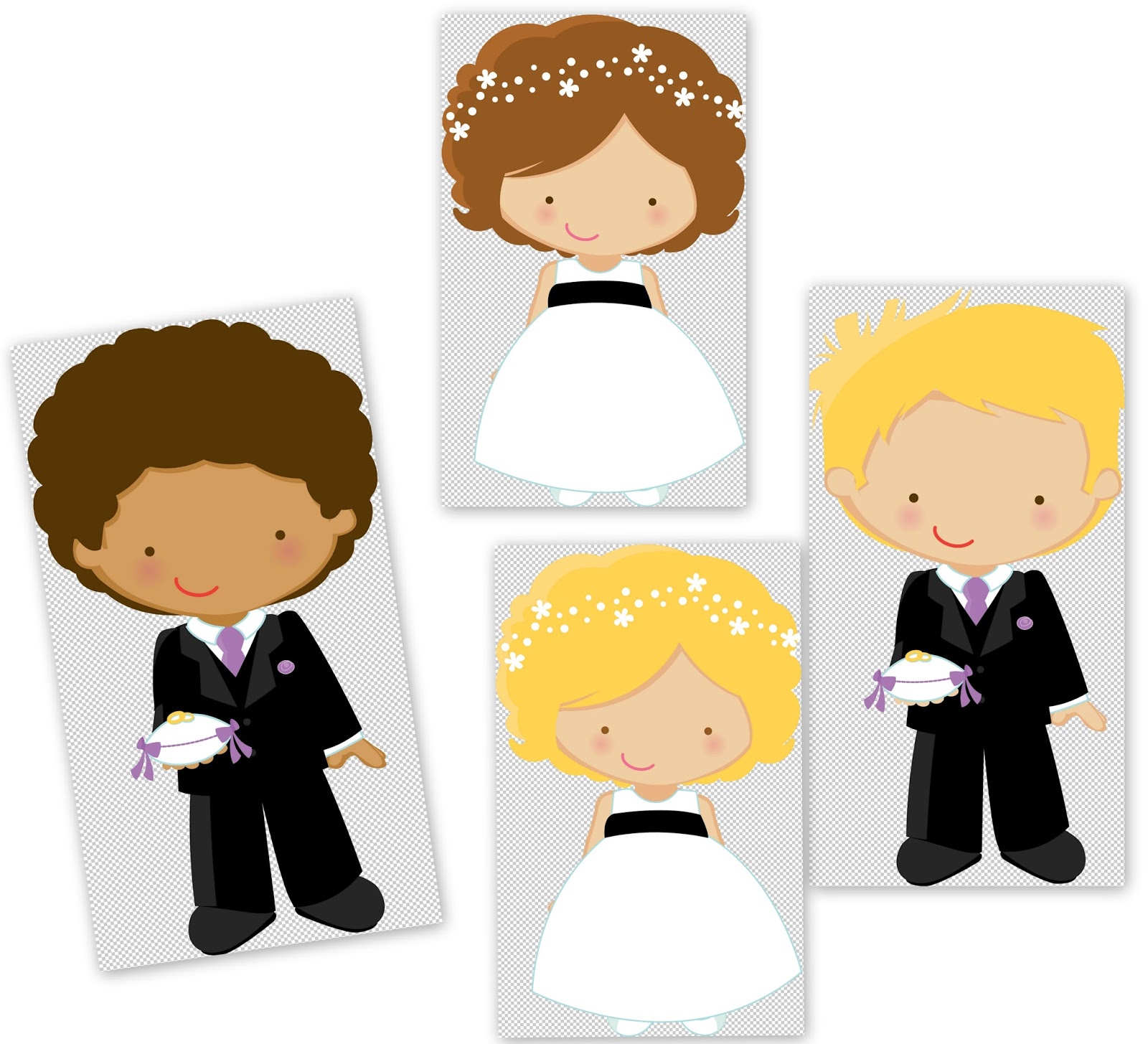 Girl Wedding Cliparts