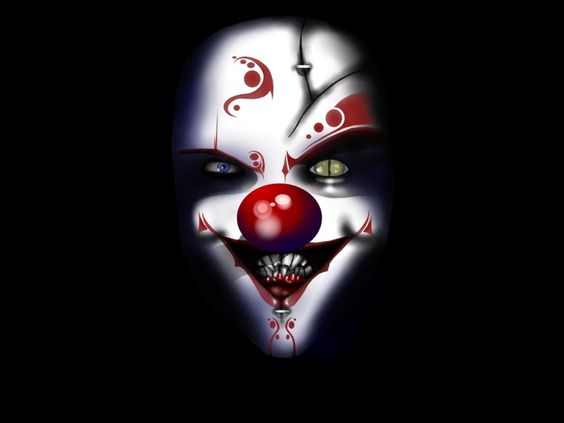 Animated crazy clowns 
