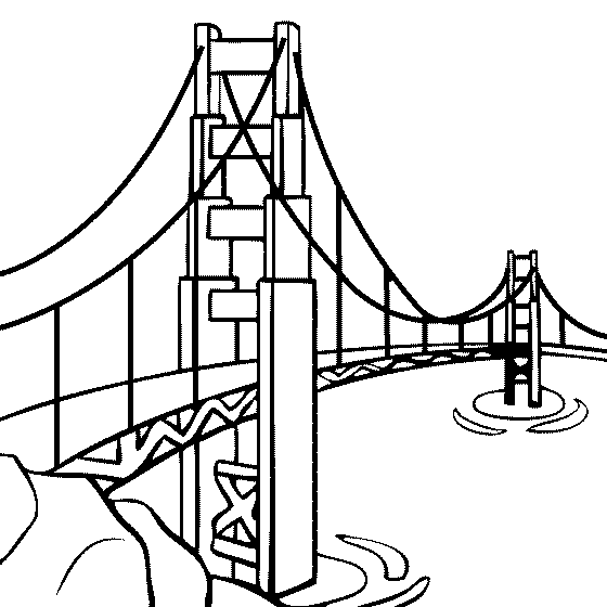 Golden Gate Bridge Clipart 