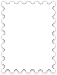 Blank Postage Stamp Template Dedicated To Susi Tekunan By R.d. 