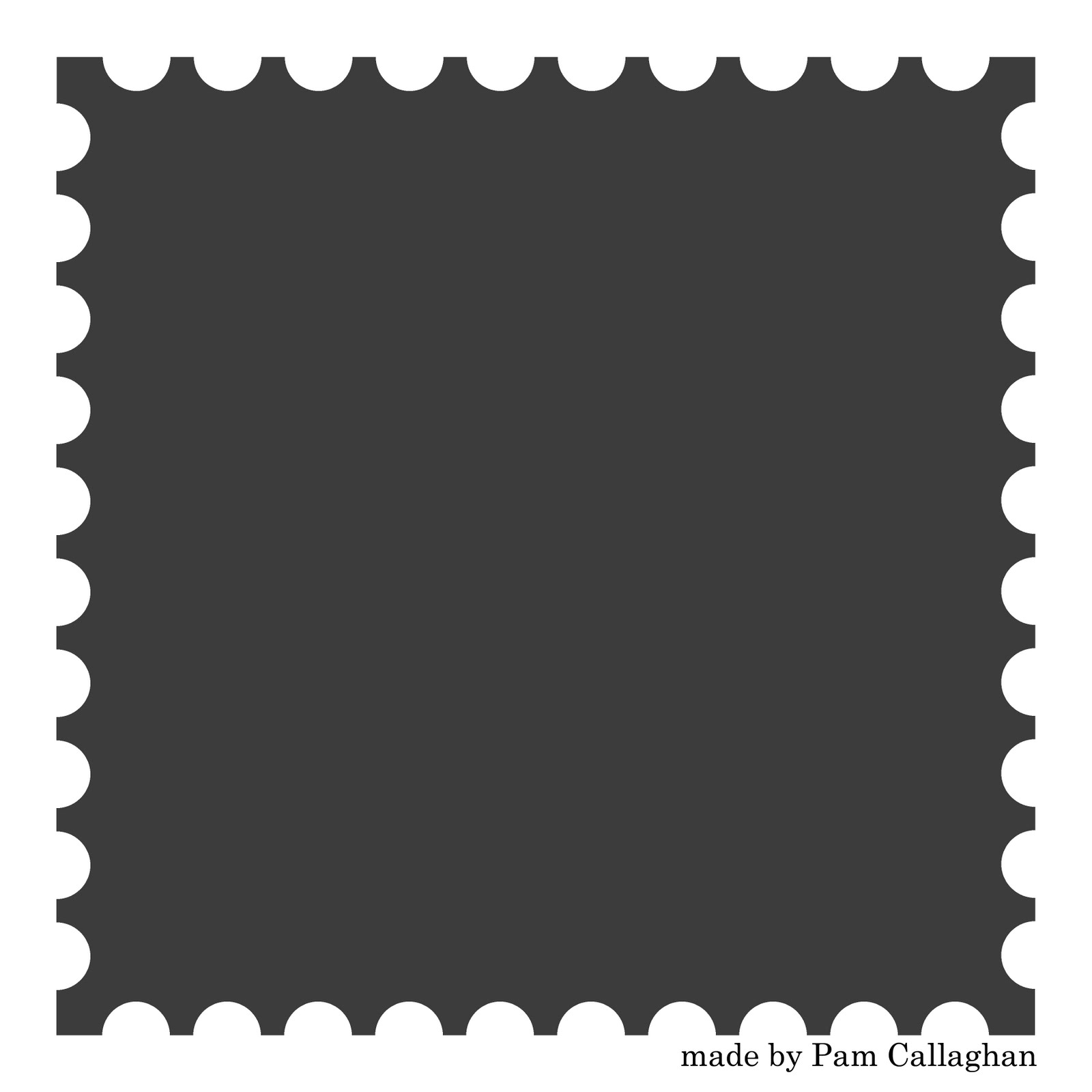 Stamp Blank Clipart 
