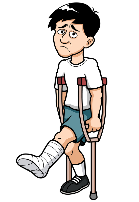 Broken Ankle Cartoon - Broken Leg Jokes Hop Well Rabbit Sight Hippity ...