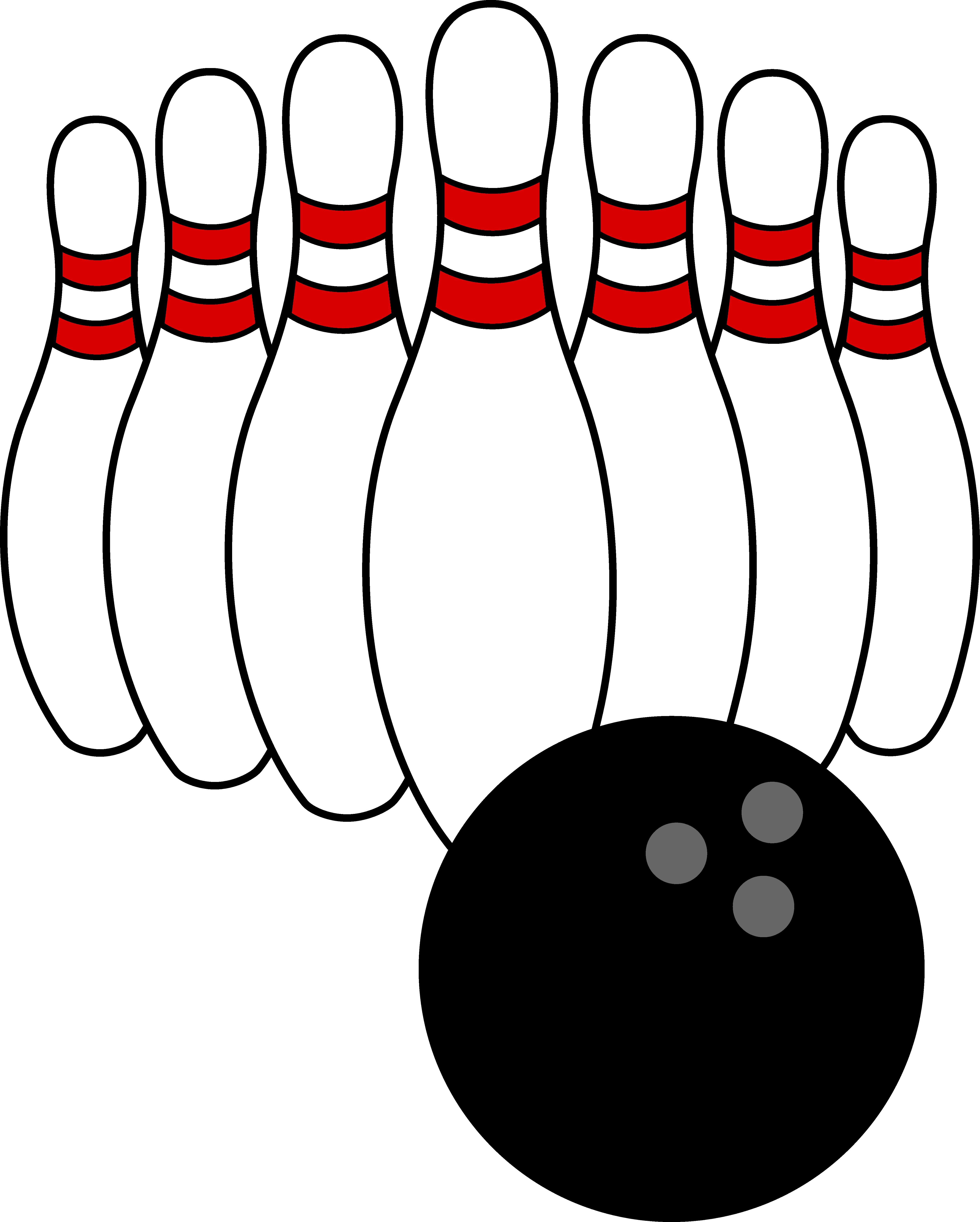 clip art bowling pins - Clip Art Library