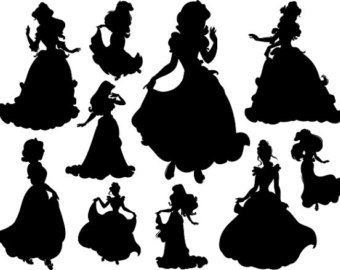 Disney Princess Silhouette Clipart 