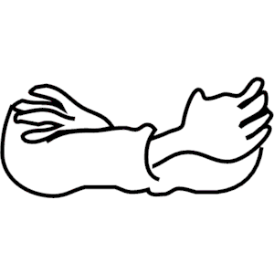 hands folded clipart