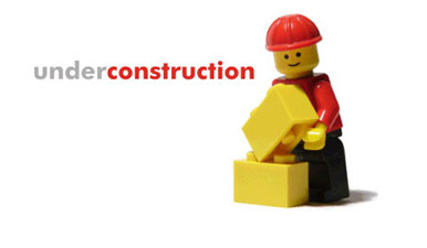 lego under construction page - Clip Art