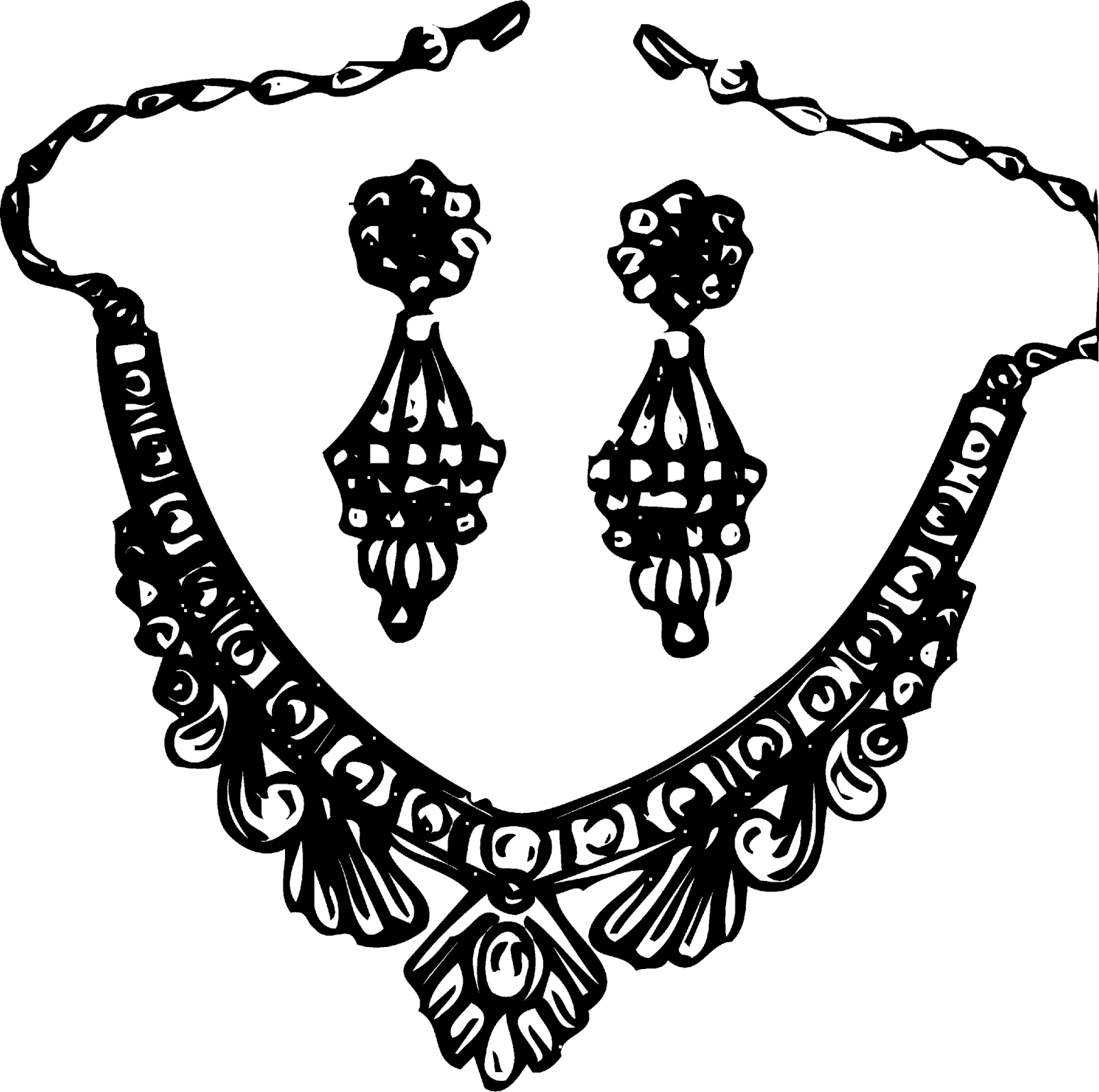 Jewelry Silhouette Clip Art