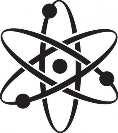 Printable Atomic Symbol Image Graphic Download Atoms Science 