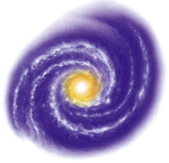 Spiral galaxy clipart 