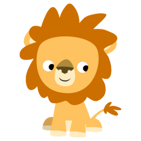 Clipart lion baby 