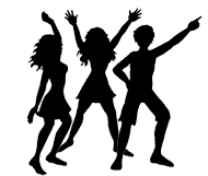Kids Dance Party Clipart 