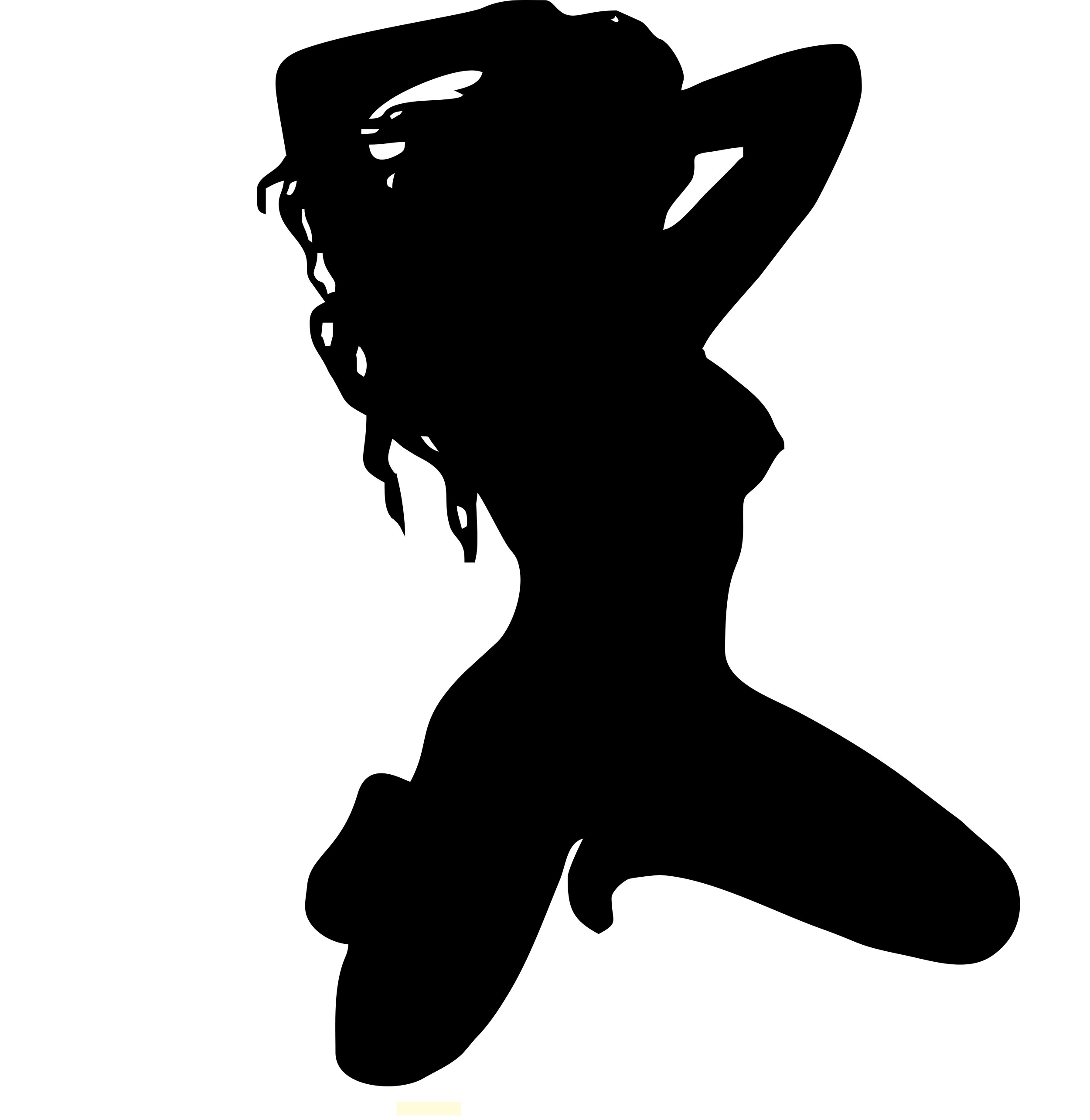 Lady Silhouette Clipart 