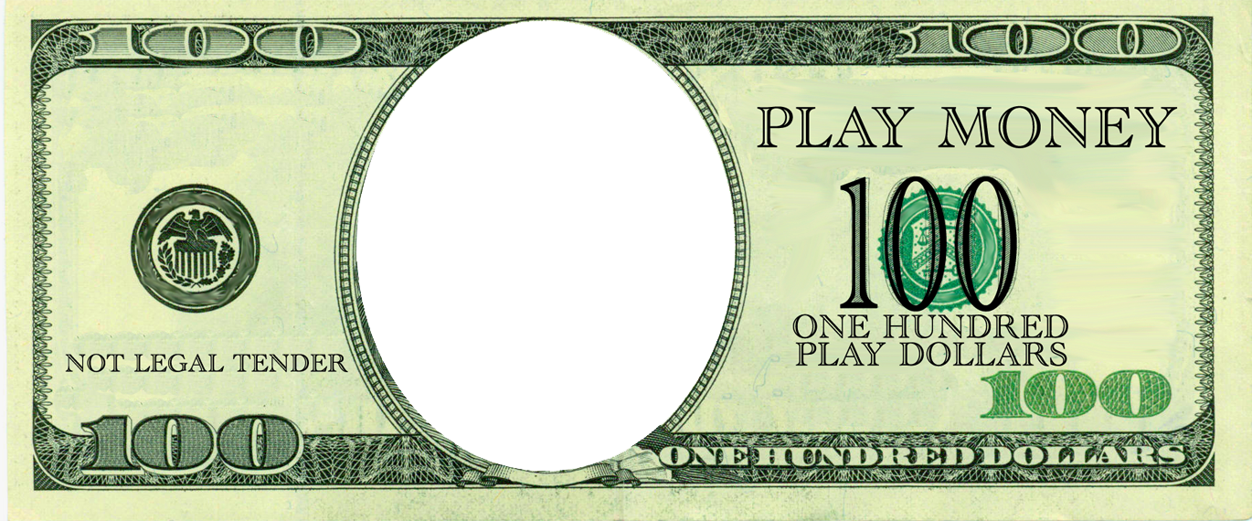 Fake Dollar Bill Template