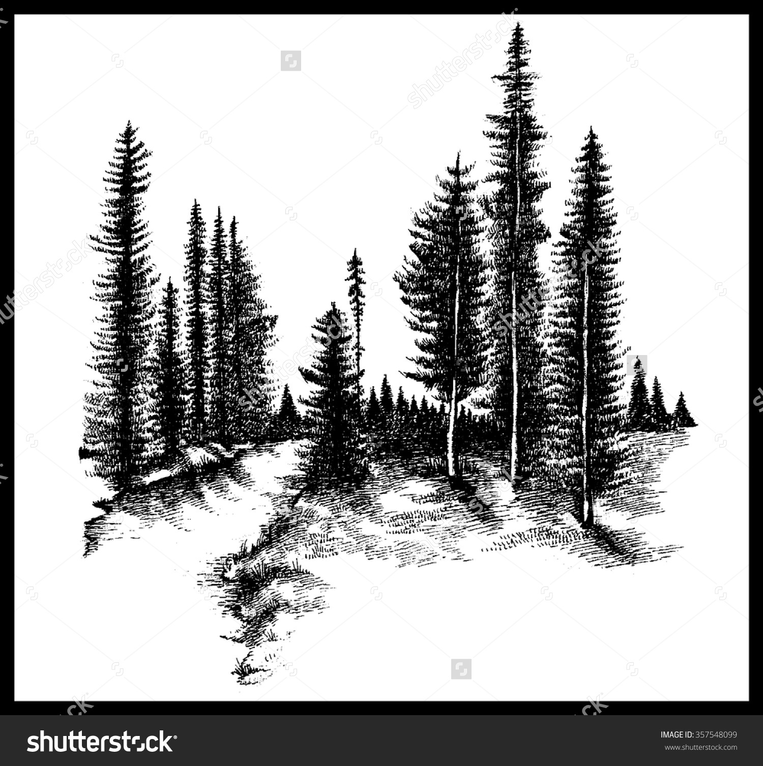 Free Tree Line Silhouette Tattoo, Download Free Tree Line Silhouette Tattoo png images, Free ClipArts on Clipart Library
