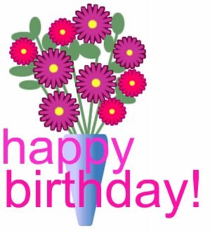 birthday flowers clipart - Clip Art Library