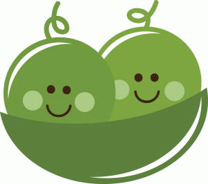 Pink Peas Cliparts