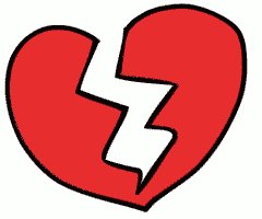 Free broken hearts clipart clip art image 1 of image 