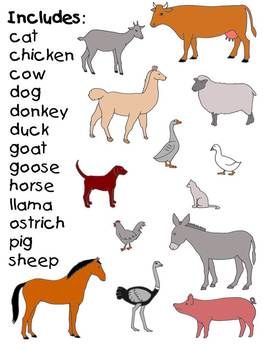 Farm Animal Clip Art 