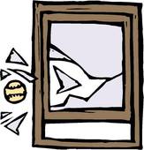 Broken Window Clipart 