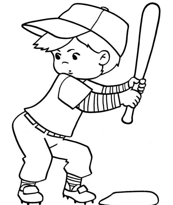 play baseball black and white - Clip Art Library
