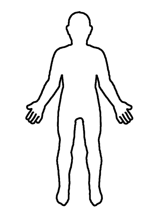 person clipart outline
