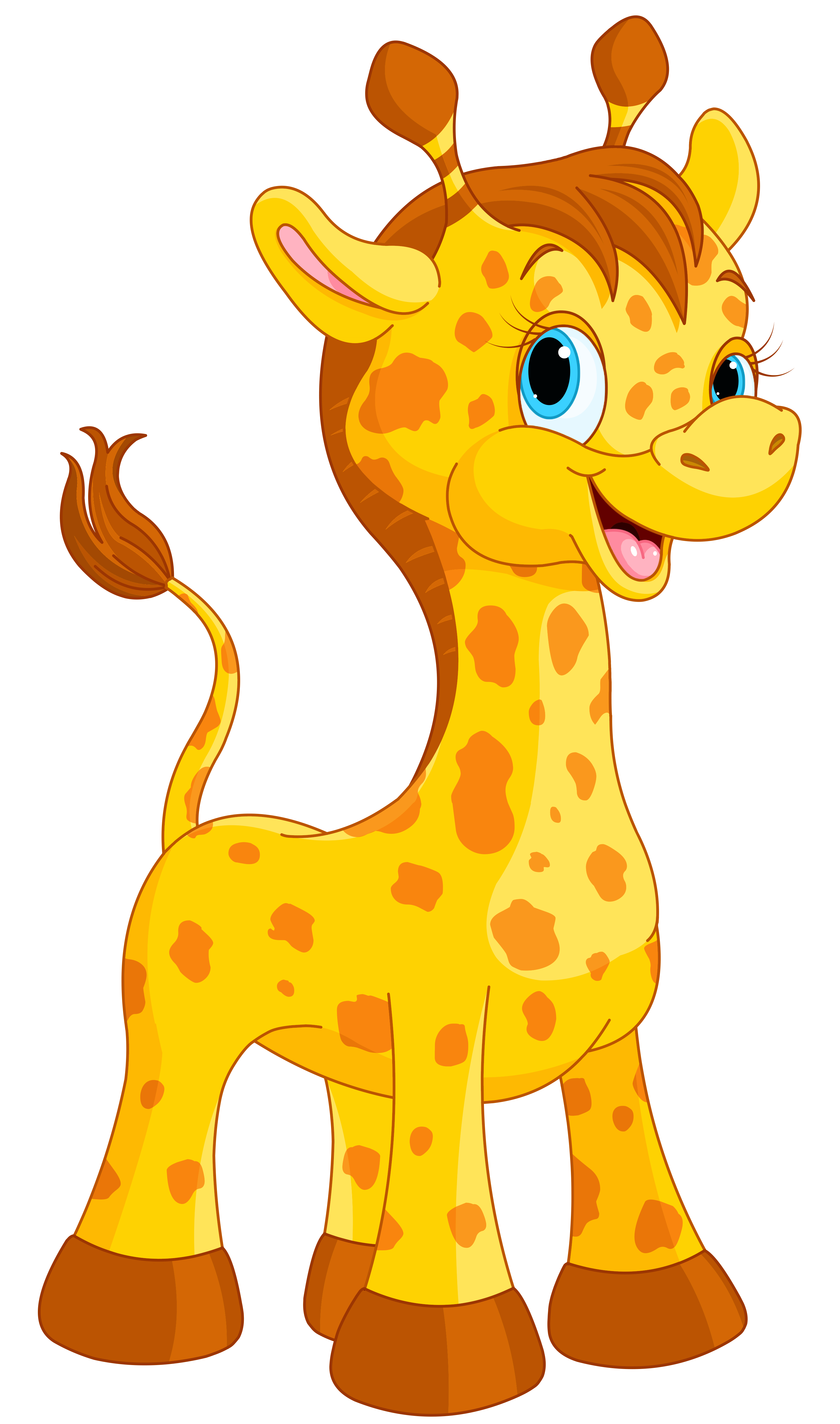 Jirafa Dibujo De Dibujos Animados Clip Art Giraffe 11061920 | Images ...