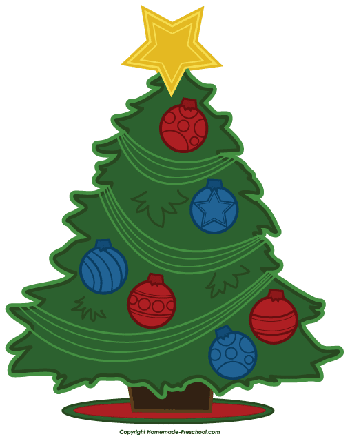 simple christmas tree clip art - Clip Art Library