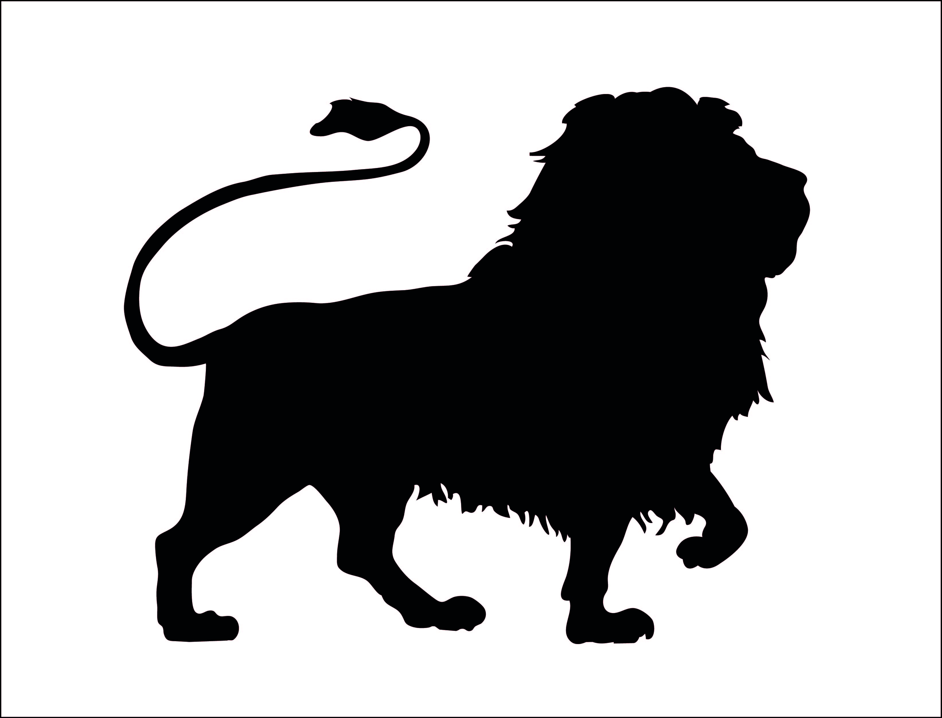 Free Lion Silhouette Cliparts, Download Free Lion Silhouette Cliparts ...
