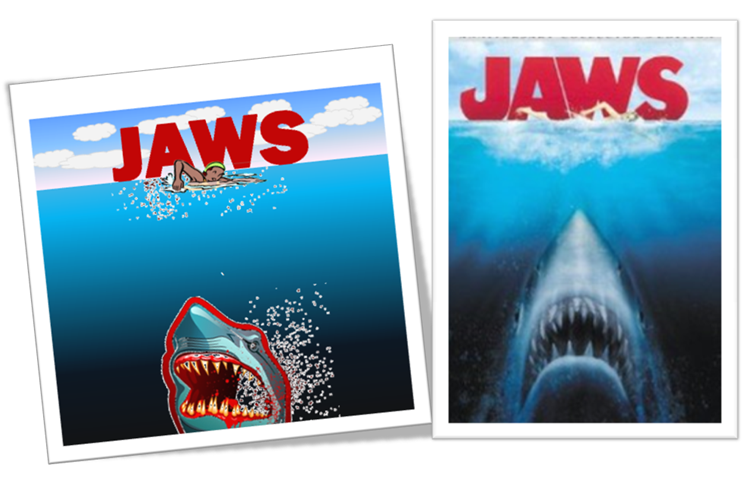 Movie Posters transformed with Excel Clip art