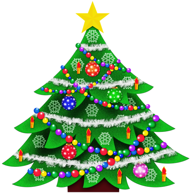 Merry Christmas Clip Art : Free Christmas Tree Clipart for 2016 