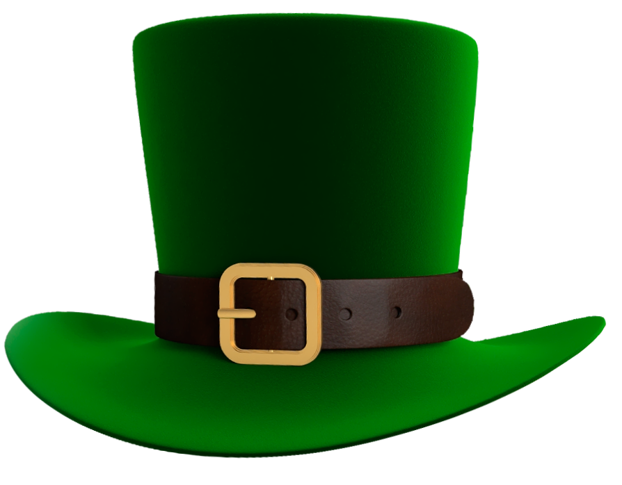 St Patrick Day Green Leprechaun Hat PNG Picture 