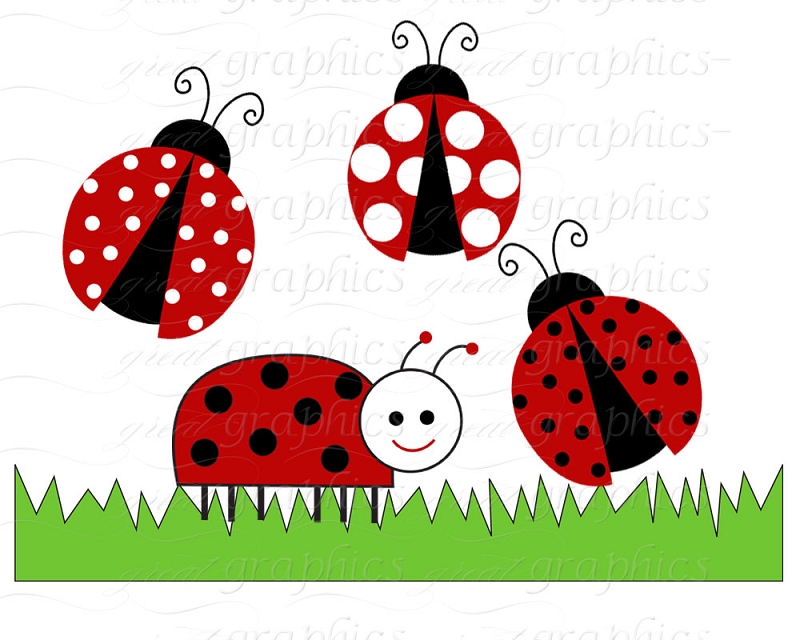 Free cartoon ladybug clipart 