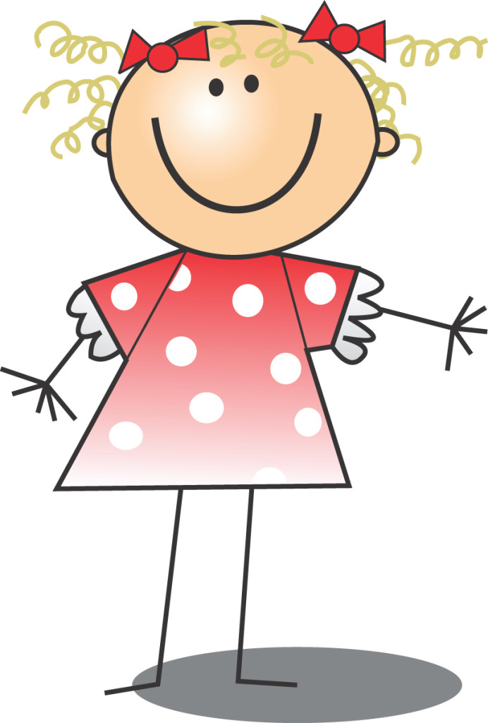 Blonde Girl Cliparts