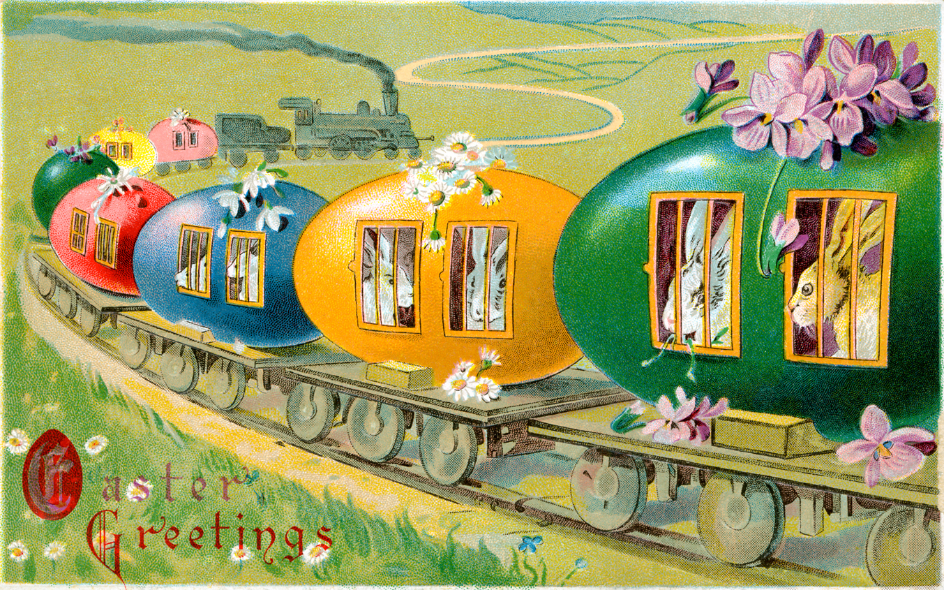 Victorian Easter Cliparts