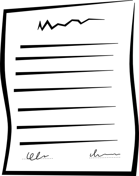 Signing Contract Cliparts